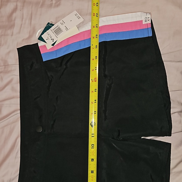 ROXY Pop Surf Collection TROPICAL OASIS 5" boardshorts swim shorts black Sz S - Picture 13 of 15